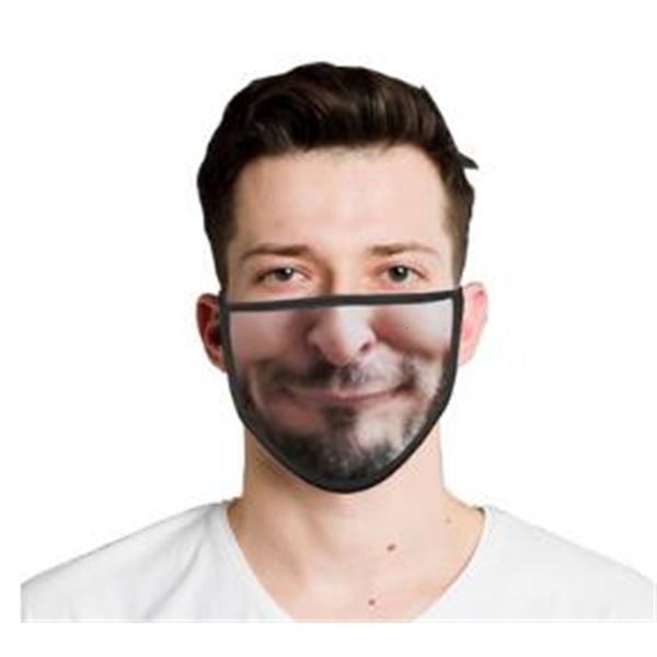 

factory fashion 2020 new face reusable washable funny mask 3d expression emotions personality masks dustproof haze-proof ptfpu