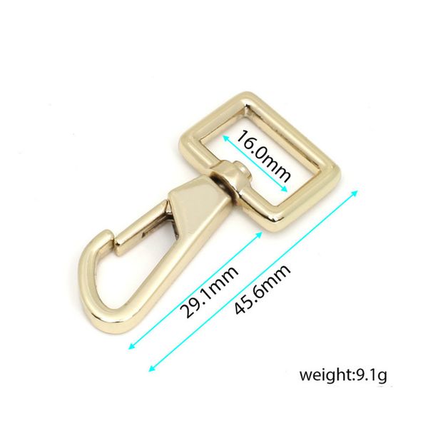 

batch sizes metal swivel trigger lobster clasp snap hook key chain ring lanyard diy craft outdoor backpack par, Black