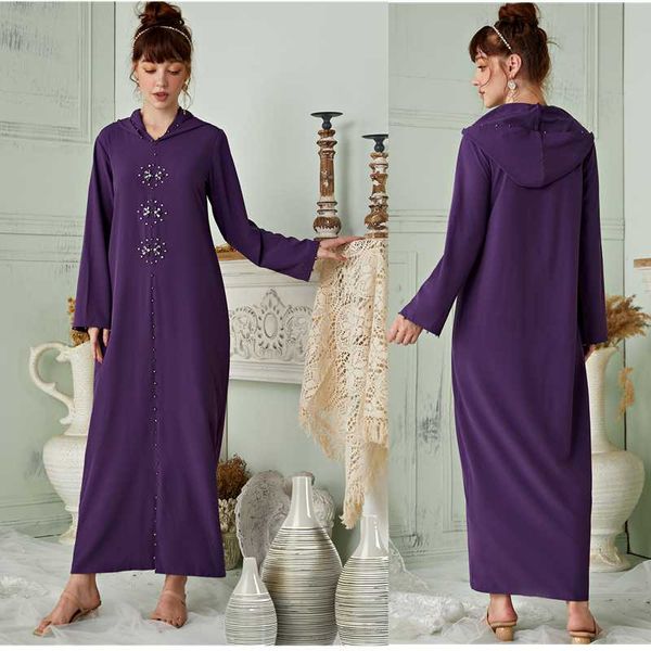 

casual dresses kaftan moroccan abaya dubai arab muslim hijab dress morocco islam women djellaba caftan hooded long robe musulman, Black;gray