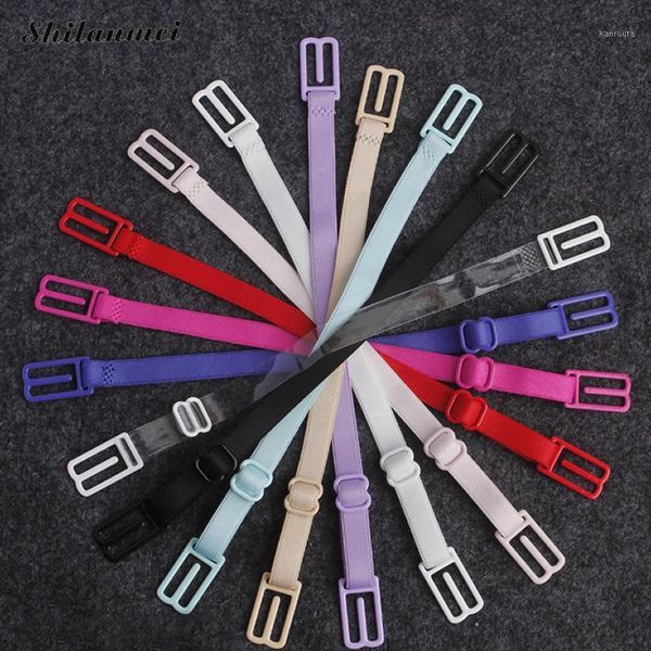 

1pc double-shoulder straps slip-resistant belts buckle shoulder straps bra non-slip back bra holder adjustable 10 colors1, Black;white