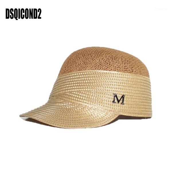 

2018 new fashion sun straw baseball caps summer equestrian hat for men women gorras visor sun hats mesh casquette hat wholesale1, Blue;gray