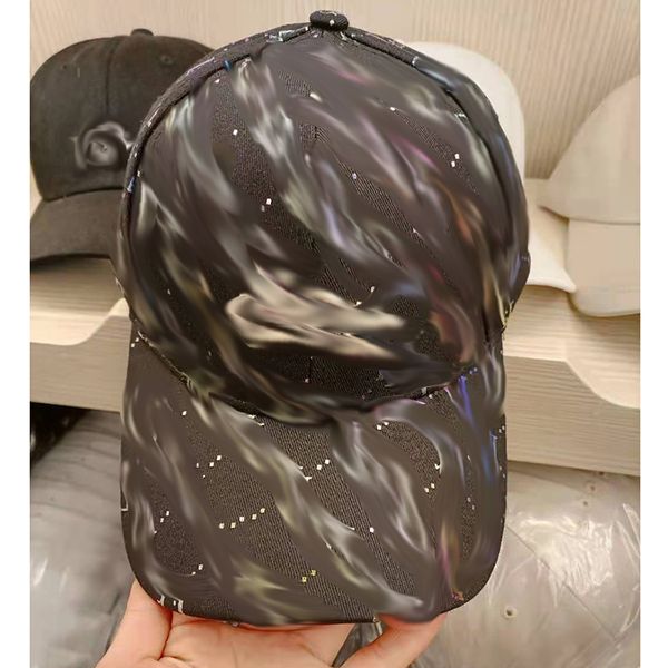 

designer hat printing and dyeing letter embroidery sunshade age reducing baseball cap thin style leisure trend l-pd5, Blue;gray