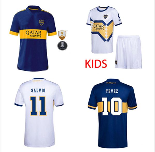 

20 21 fans version boca youth team merlot football shirts salvio tevez de rossi 2020 2021 home and away men's shirt, Black;yellow