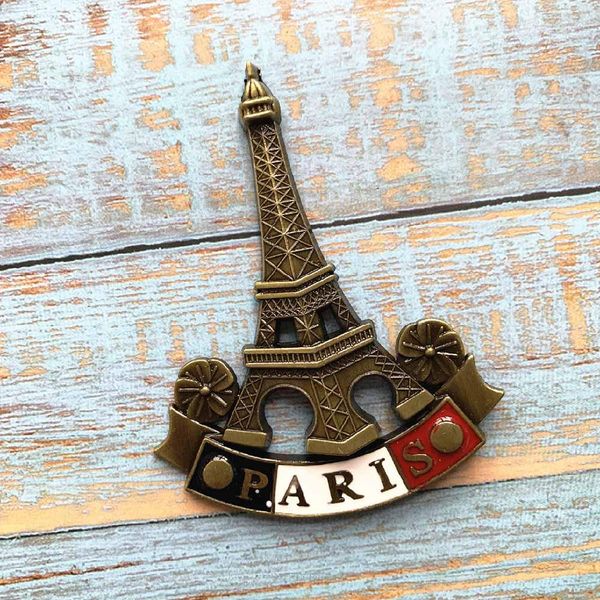 

the eiffel tower in paris france europe tourist souvenirs refrigerator magnet metal 3d fridge magnets collection home decoration wmtqgg