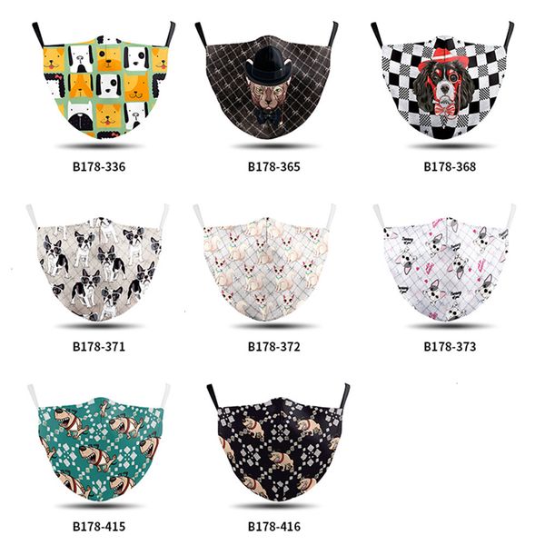 

dog stock cute cartoon with series us various patterns are not disposable masks for both men and women