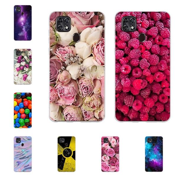 

silicone back soft tpu fundas phone case for coque zte blade 20 smart cover capa shells bumper