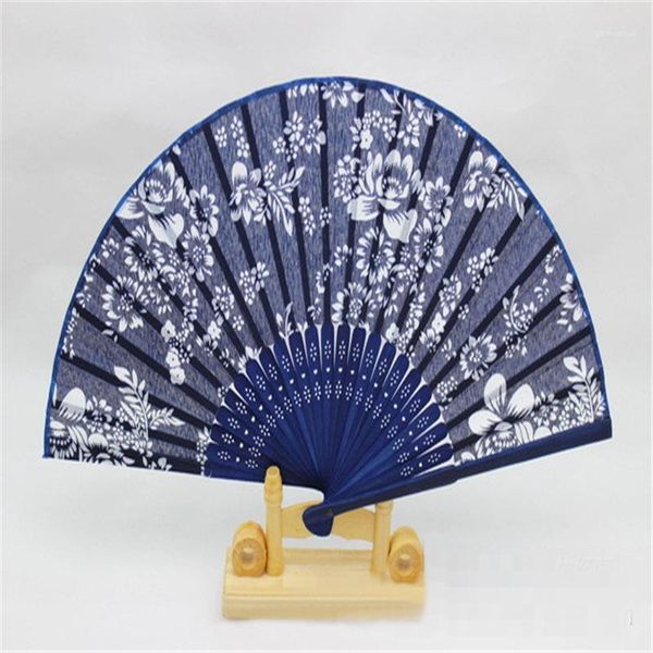 

folding hand fan fabric floral wedding dance favor pocket fan chinese style birthday party wedding diy home decoration1