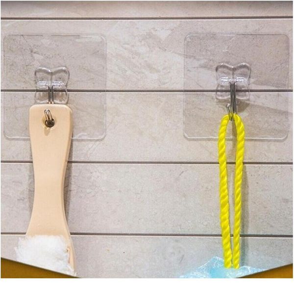 

2/5/10/20pcs strong suction cup hook transparent storage hook sticky hook waterproof adhesive hanger kitchen suc sqckkx