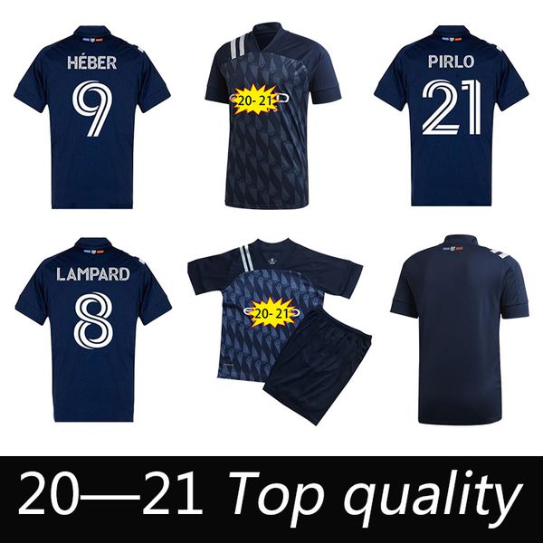 

2020 top mls york city fc soccer jersey 9 heber 10 moralez 28 mitrita callens matarrita custom nycfc blue взрослых детей футбол, Black;yellow