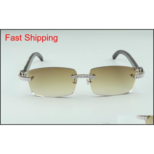

2021 the latest 3524012-16 diamond sunglasses, natural black pattern personality horn sunglasses, square fas qylgaf homes2007