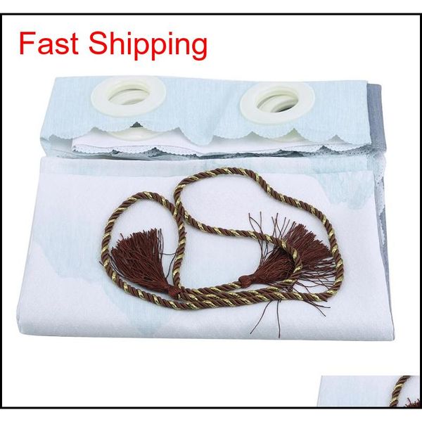 

nordic style blackout household door curtain landscape blue curtain partition home bed jllcof mxyard