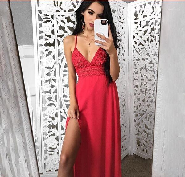 

women summer dress boho maxi long evening party dress beach sundress1, Black;gray