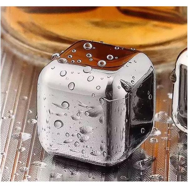 

304 stainless steel whiskey ice cubes stones glacier cooler drink er gel ice rock wine whisk bbycig bdesports
