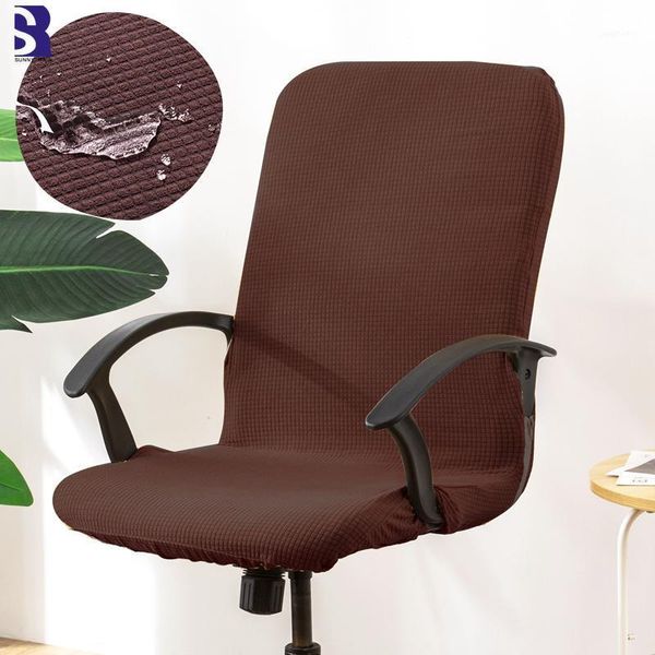 

chair covers sunnyrain 4-piece elastic office cover set black spandex1