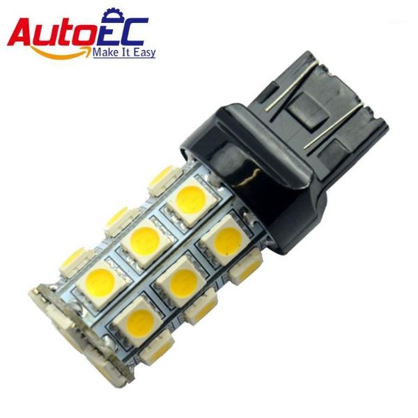 

emergency lights autoec 4x car reverse t20 7440 7443 w21w w21/5w 27 led smd auto automobile lamps dc12v #ld061