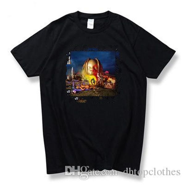 

men's t-shirts astroworld t shirts for summer letter printed mens tees 6 colors breathable casual shirt xs-2xl, White;black