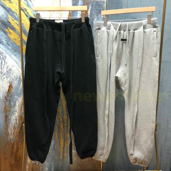 

2021 новая осень зима классическая буква печатать брюки уличные повседневные сотрудничества спортивные штаны модные брюки мужчины женщин лен, Black