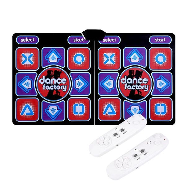 

double human dance blanket pads computer tv slimming dancer blanket mat pad with two handle