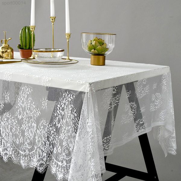 

adorehouse rectangular tablecloth christmas cover vintage knitted lace table decor party supplies home decoration