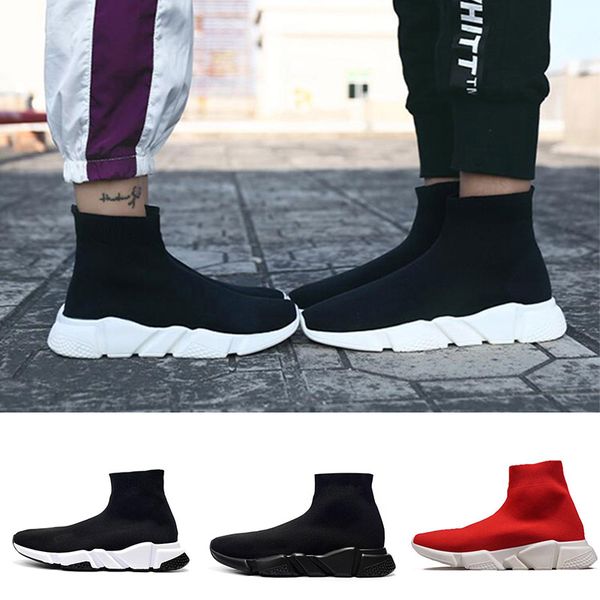 

sock shoes for men women runners trainers knit red black sock shoes boots trainers runner sneakers size 36-47