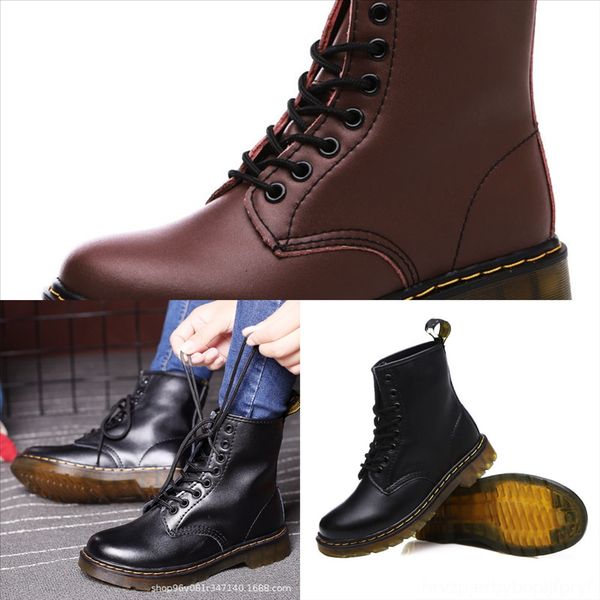 

r3tbc original women black leather genuine leather couple new motorcycle boot bootsladies snow baby outdoor thick bottom