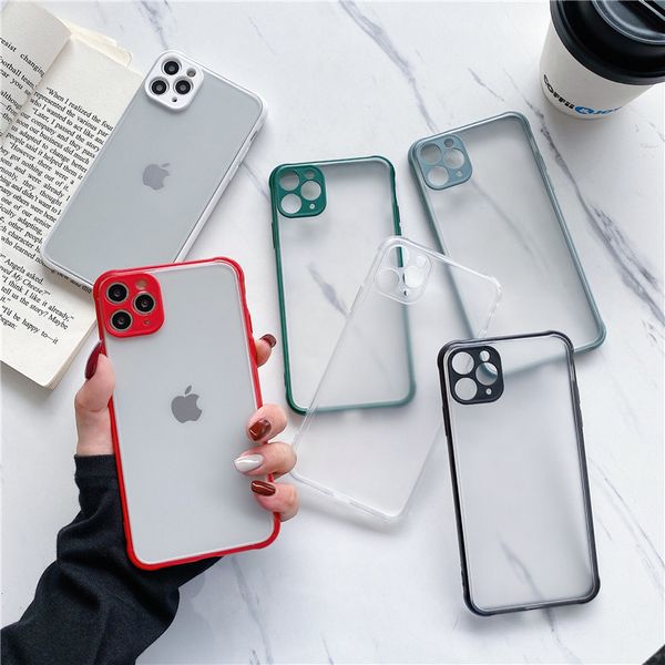 

11 colors iphone case plating case coque thin tpu back cover for iphone 12pro max