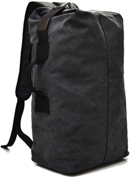 

tactical big male canvas multifunctional backpacks men army bucket bags outdoor backpack sports qj72