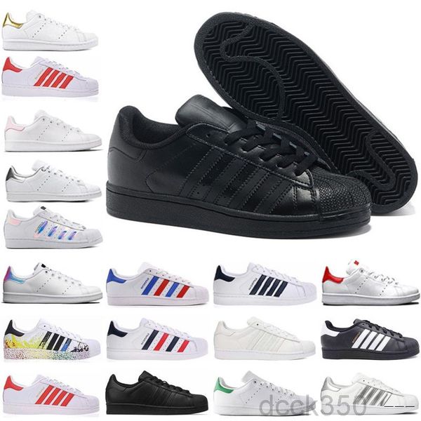 

2018 originals superstar white hologram iridescent junior superstars 80s pride sneakers super star women men casual shoes 36-44 kl-a