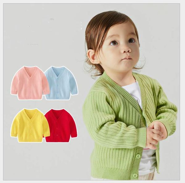 

pullover baby versatile coat cotton sweater cardigan, Blue