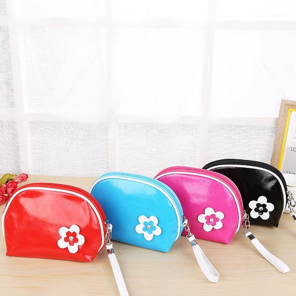 

2020 korean version of the new ladies cosmetic bag fashion simple clutch bag casual solid color women's cosmetic1