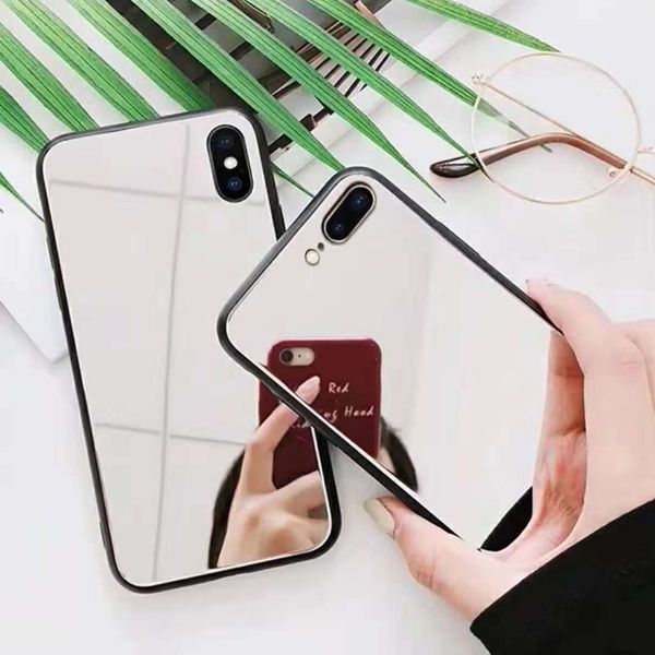 

4fdaaphone case box importer for iphone x mobile shell personality ip8/7plus mirror glass 6s waterproof case phone water proofsws