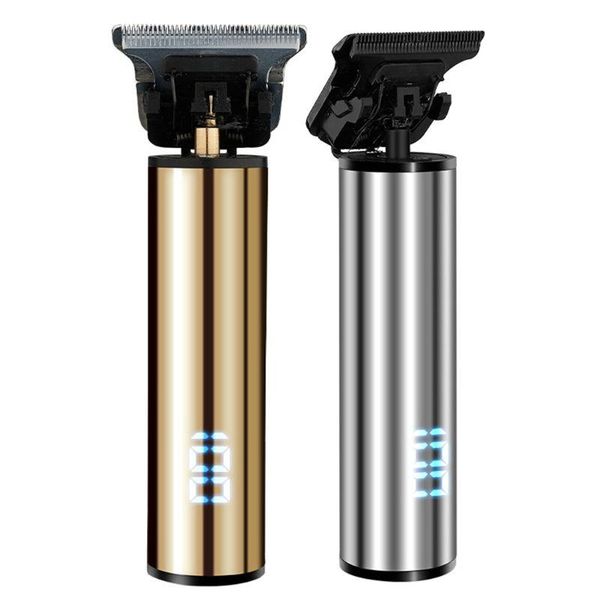 

electric hair clipper portable cordless haircut machine led power display a0nc