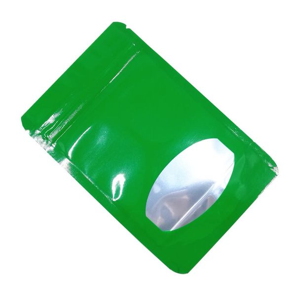 

200pcs glossy colors stand up aluminum foil ziplock package bag mylar self seal zip lock dry flower tea stroage bag for h bbypex