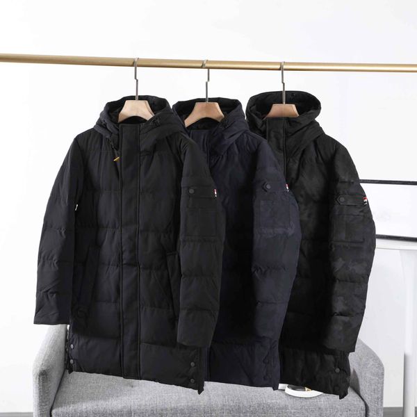 

fahison mens coat 21aw men's stylist parkas outwear casual jacket fashion patten embroidery casual womens size : m-3xl, Black