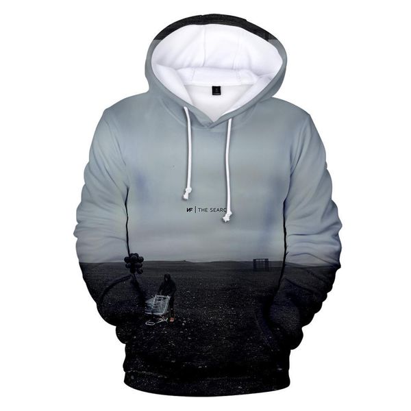 

nf 3d hoodie harajuku мужчины женщины nf мода 3d толстовка новый комфорт hoodie негабаритный модный пуловер холодный черный верх, Black