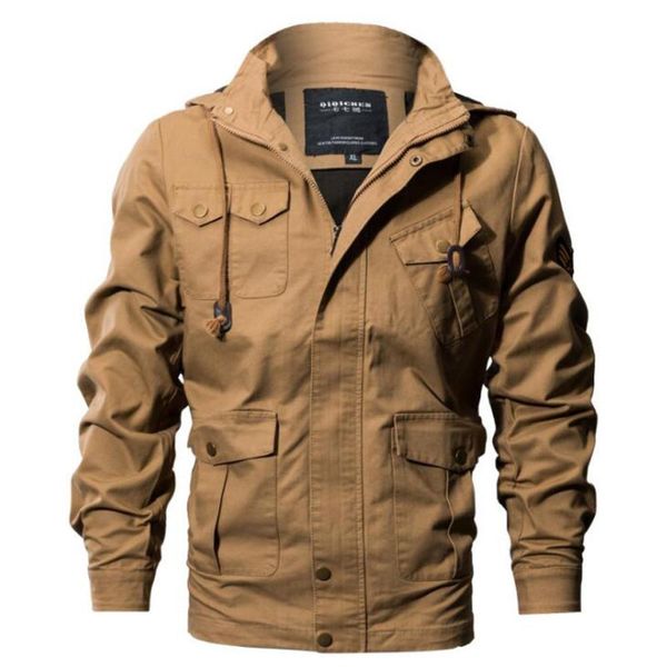 

men's jackets men jacket autumn winter windbreaker tactical casual mens outwear coat jaqueta masculina drop, Black;brown