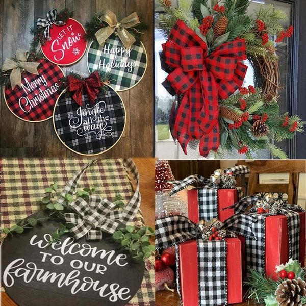 

6m/roll 6cm natural vintage ribbon gift bows for crafts diy satin plaid ribbon tape jute fabric christmas wedding de jllkkb, Pink;blue