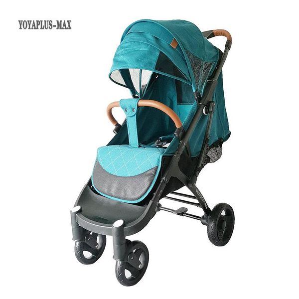 

yoyaplus-max baby stroller can sit, recline, high landscape, full roof, widened and strong absorberbaby cart