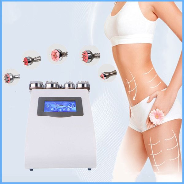 

upgraded 5 in 1 vacuum laser radio body massager frequency rf 40/80k cavi lipo slimming ultrasonic cavitation device