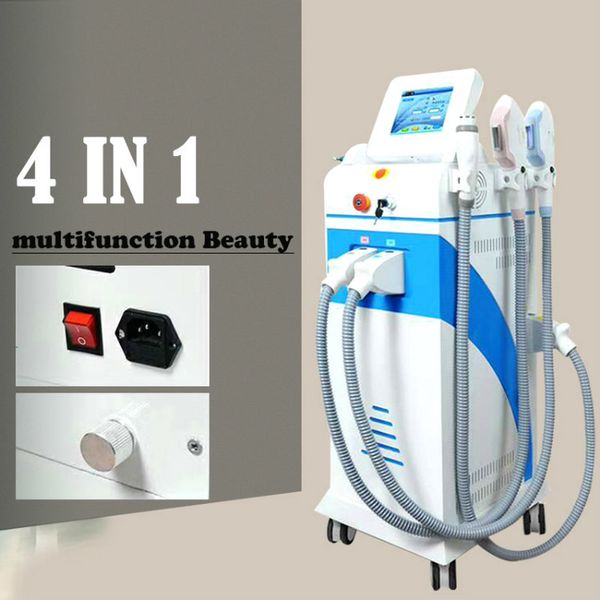 

double screen 4 in1 multi-function opt ipl laser therapy machine tattoo removal equipments vascular pigment acne therapy with q switched