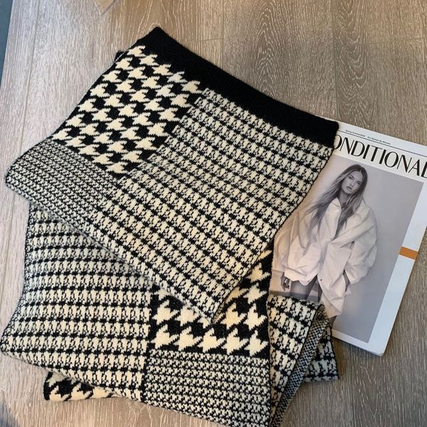 

t0ch fashion hemp women039;s korean version spring and autumn thin style winter silk shawl versatile cotton scarf warm neck, Black;white