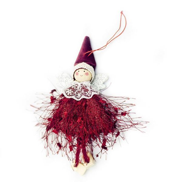

christmas angel doll decoration for home baby toy christmas tree pendants ornaments home decoration xmas decor cristmas gift 1pc wmtgip