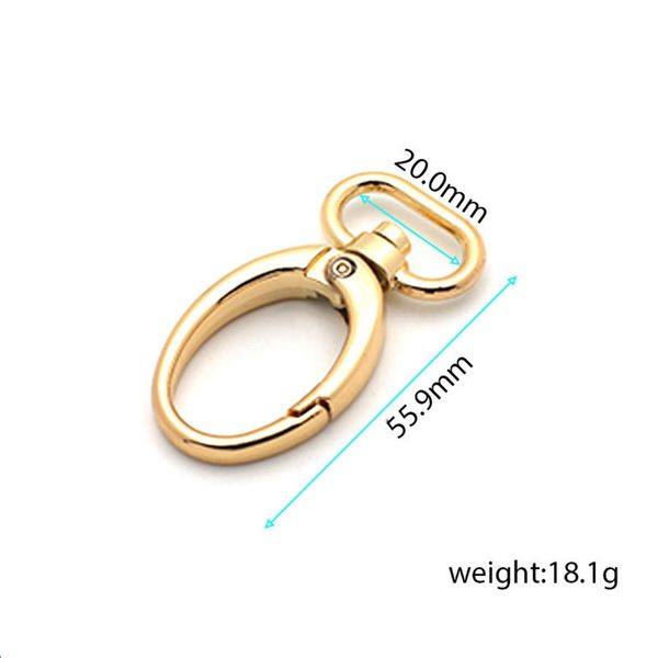 

сумки gold swivel lobster clasp clips key hook keychain сплит key ring reving clasps для брелок, создавая сумку, Black