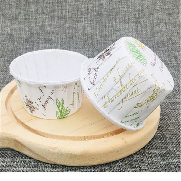 

50pcs leaves muffin cupcake paper cup oilproof cupcake wrapper baking liner paper cake decoration mold wedding cupcake p jlllnw