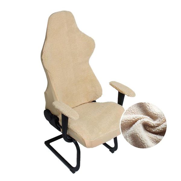 

with armrest sleeve soft stretch universal solid dustproof full wrap furniture protector slipcovers office chair cover home