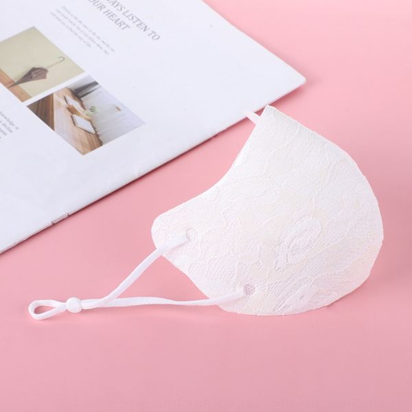 

fvppw fashion three-dimensional ear lace traceless mask korean lace dustproof and breathable personalized ear hanging mask