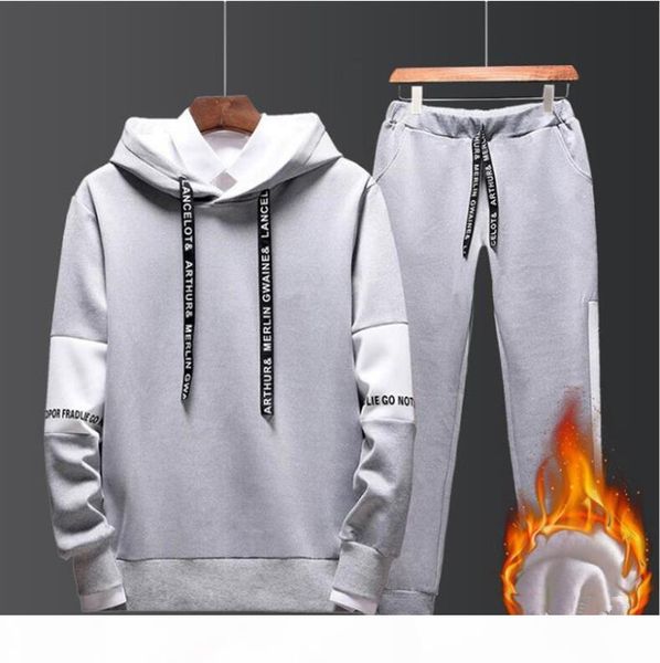 

men women luxury tracksuit sweat suits brand jogger suits hoodies + pants sets sporting suit hip hop sets sportswear, Gray