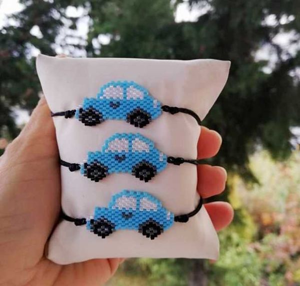 

pretty bead miyuki bracelets for women bohemian lovely angel bracelet girl gift, Golden;silver