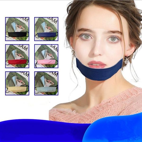 

factor price 10 styles transparent women men deaf mute face mask anti-fog breathable washable face mask fashion dustpro