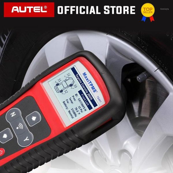 

autel maxitpms ts401 tpms tool tyre pressure sensor activator programmer receive both 315mhz and 433mhz signals1